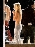 Anna Faris nude in On the set of What's My Number